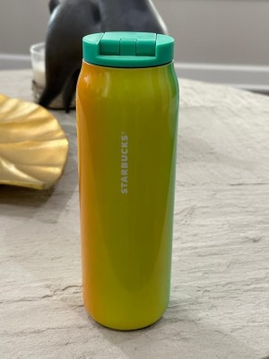 Starbucks 2022 Mint Green And Yellow Gradient Vacuum Insulated Stainless Steel Tumbler 20 Oz Verde Menta Verdes Amarillos Grises | 31096-VMRB