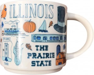 Starbucks Been There Series Collectible Coffee Mug (Illinois),14 Ounce Cafes | 43926-NXKE