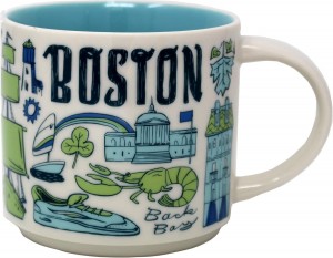 Starbucks Coffee Mug - Been There Series Across The Globe (Boston), 14 Ounces Multicolor | 54763-XBWU