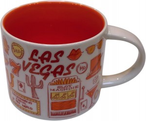 Starbucks Coffee Mug - Been There Series Across The Globe (Las Vegas),14 Ounces Naranjas | 90463-KMAO