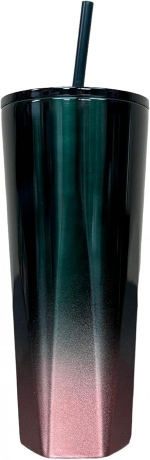 Starbucks Cold Cup Spring Release Steel White Floral Tumbler 24 Oz Verdes Dorados | 84592-TJPV