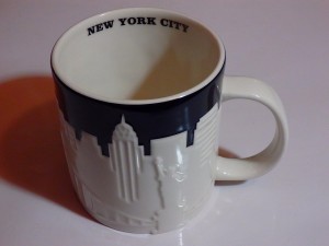 Starbucks Collector Relief Series New York Taxi Mug, 16 Oz Blancos | 37948-YILS