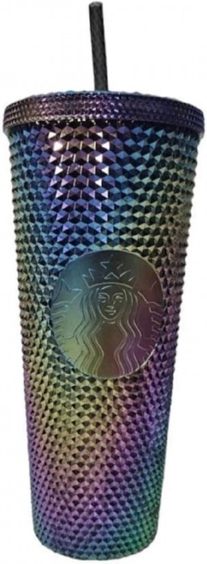Starbucks Halloween 2023 Oil Slick Rainbow Iridescent Venti Tumbler 24oz Multicolor | 27804-YDST