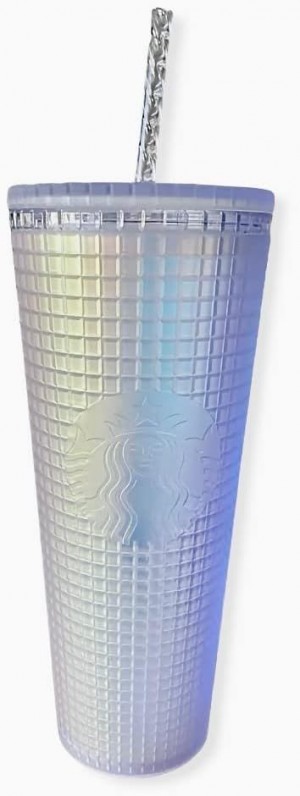 Starbucks Iridescent Unicorn Grid Venti Tumbler 24oz Multicolor | 02846-JQPS