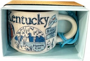 Starbucks Kentucky Been There 2oz Demittasse Cup Ornament Multicolor | 90723-PEOY