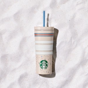 Starbucks Natural Terrazzo 16oz Stainless Steel Cold Cup Beige Grises | 73501-LEFZ