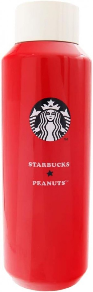 Starbucks Peanuts Japan Limited Stainless Bottle Red Peanuts Beagle 473ml Rojos | 03975-USVF