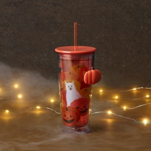 Starbucks Plástica Pumpkin Patch 16oz Cold Cup Multicolor | 01346-HNZK