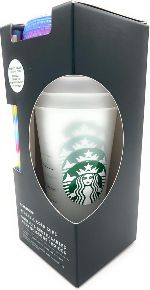 Starbucks Reusable Cold Cups With Lids And Straws (5 Pack), 24oz Each Multicolor | 43980-HFVG