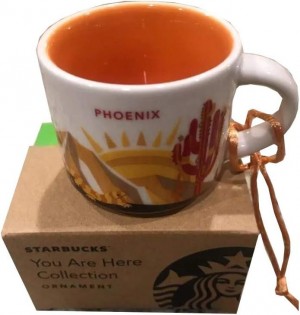 Starbucks State Or City You Are Here Collection Ceramic Coffee Mug Demitasse Ornament 2 Oz (Phoenix) Cafes Rojos | 46731-JNQP