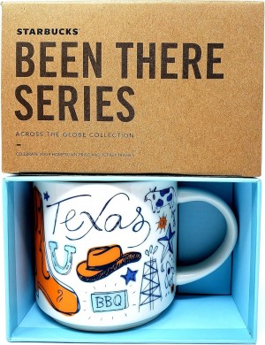 Starbucks Texas Coffee Mug, Been There Series Across The Globe Collection, 14 Ounces Cafes | 42395-PUKM