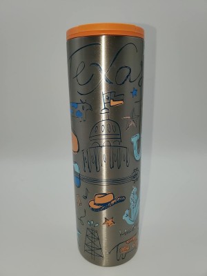 Starbucks Texas Stainless Steel Double-wall 16oz Tumbler Grises | 57432-MWGB