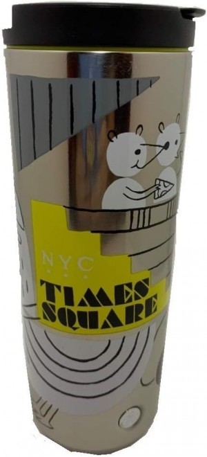 Starbucks Time Square New York City Stainless Steel Tumbler Featuring Pizza Rat Grises | 86531-LIDQ