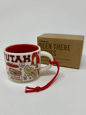 Starbucks Utah Been There Collection Ceramic Espresso Mug Demitasse Ornament 2 Oz Rojos | 43281-HTPW
